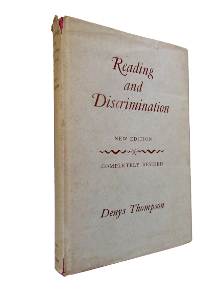 Reading and Discrimination | Denys Thompson